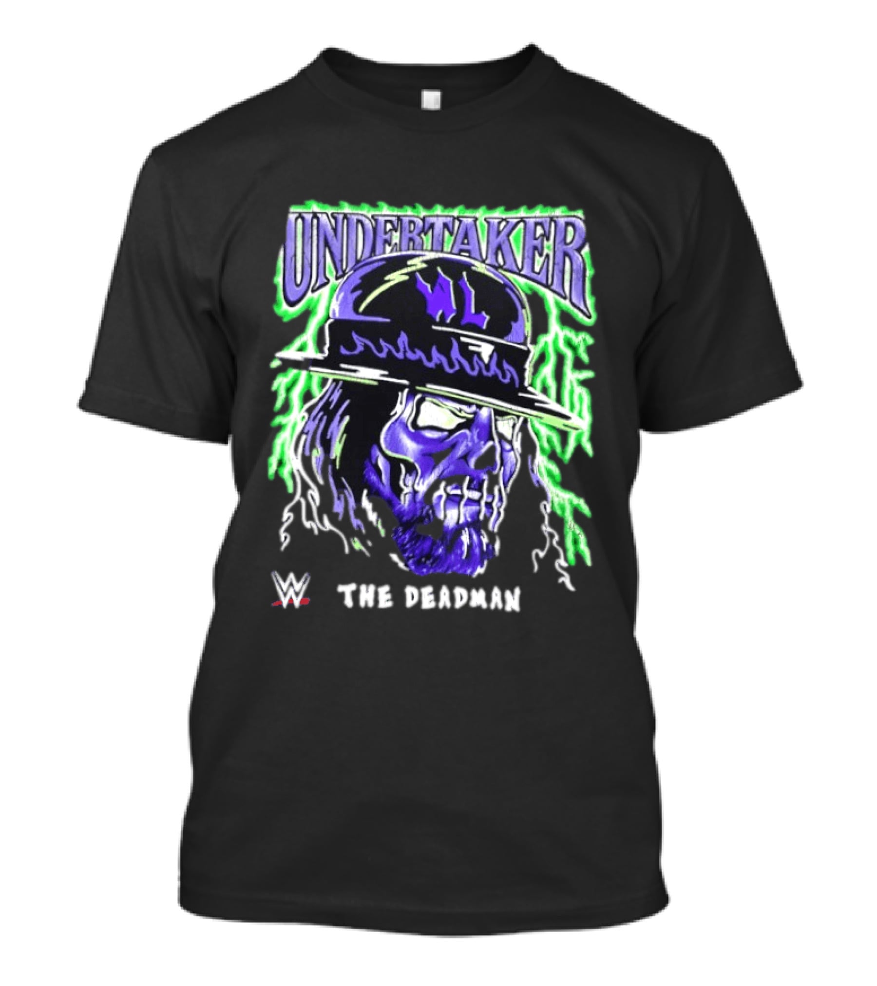 Undertaker WWE The Deadman Purple Green T-Shirt