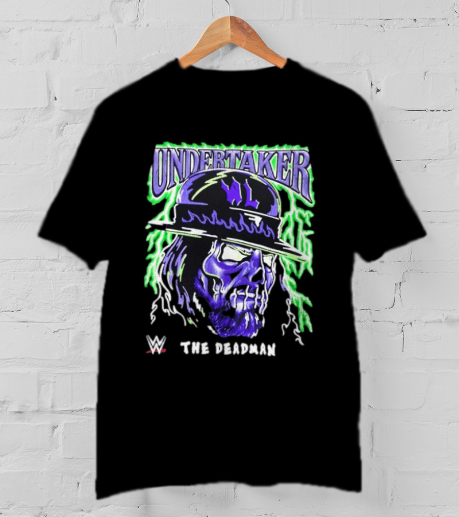 Undertaker WWE The Deadman Purple Green T-Shirt