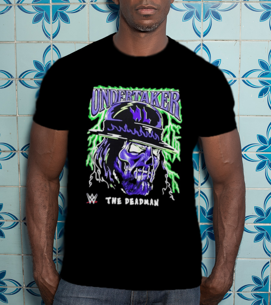 Undertaker WWE The Deadman Purple Green T-Shirt