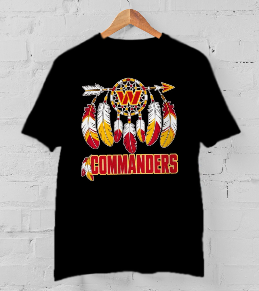 Washington Commanders W Dreamcatcher Feather T-Shirt