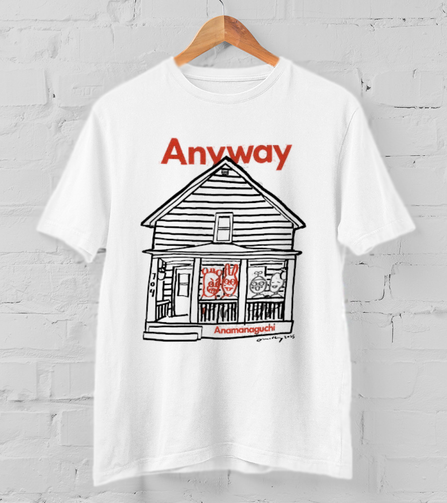 Anamanaguchi Anyway Vintage House Sketch T-Shirt