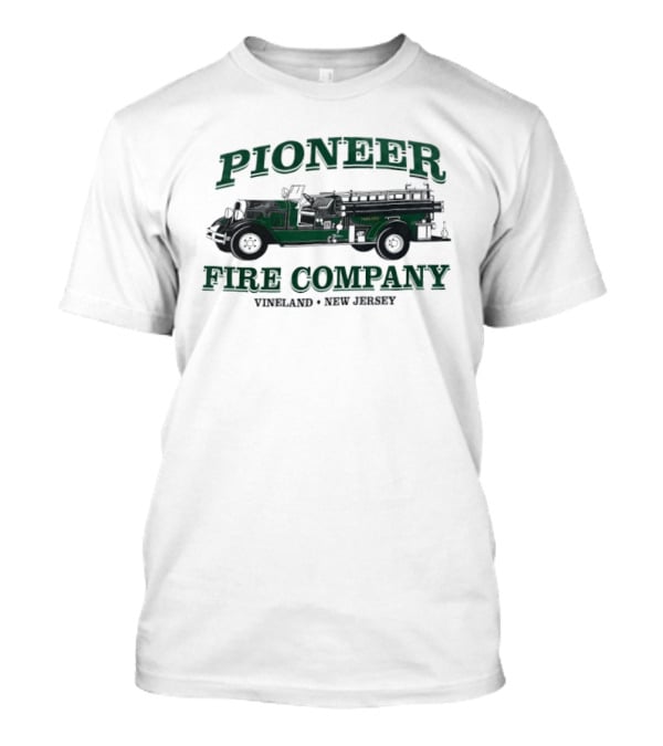 Pioneer Fire Company Vineland New Jersey Fire Engine Truck T-Shirt