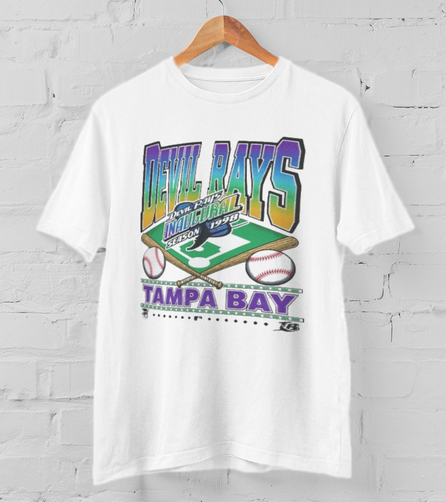 Tampa Bay Devil Rays Inaugural Season 1998 T-Shirt