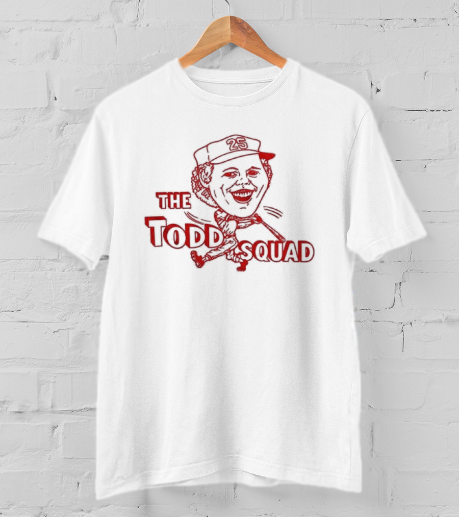 The Todd Squad Todd Benzinger Baseball Player T-Shirt