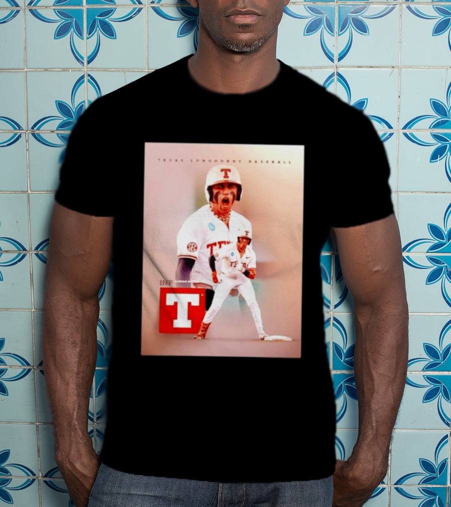Adrian Rodriguez INF Texas Longhorns Baseball Team T-Shirt