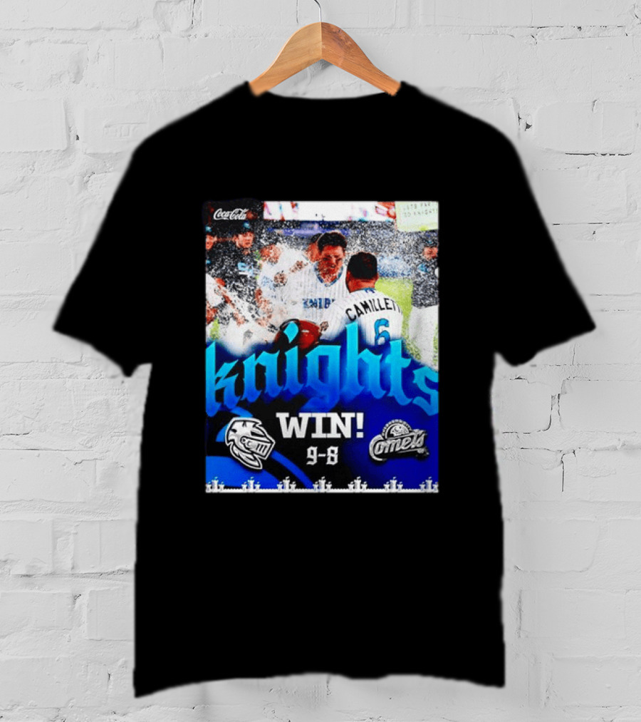 Knights Win 9 8 Against Comets Baseball Celebration T-Shirt