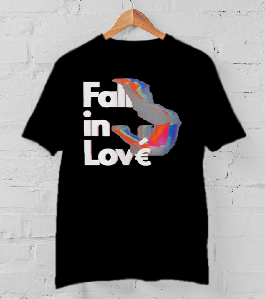 Fall In Love Rainbow Abstract T-Shirt