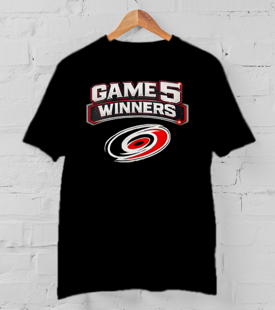 Carolina Hurricanes Game 5 Winners Celebration T-Shirt