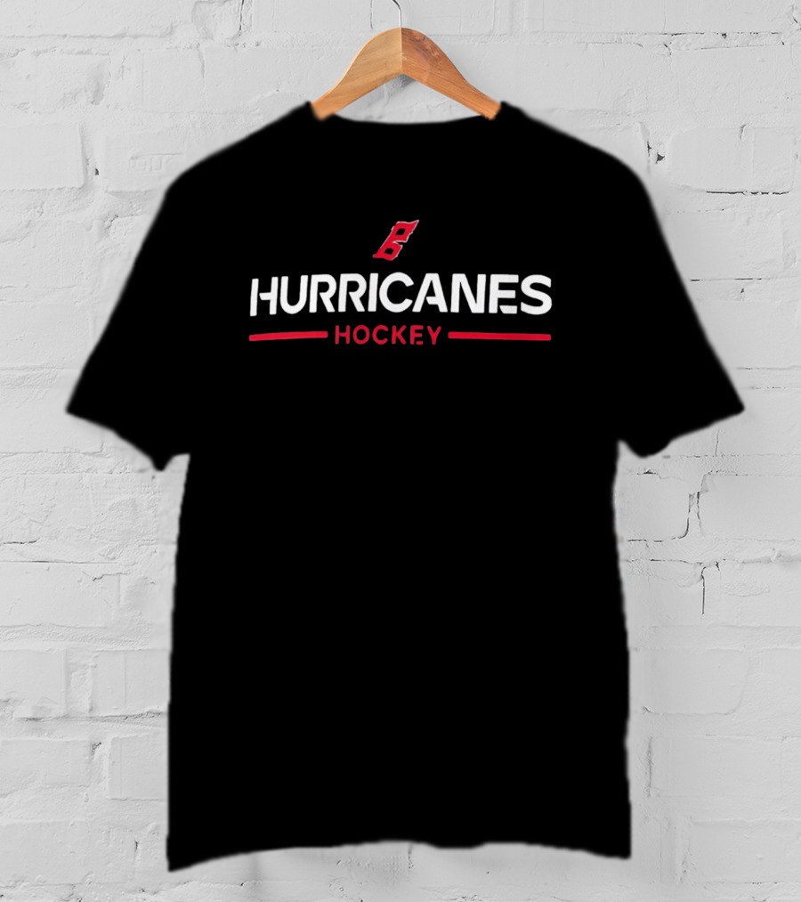 Hurricanes Hockey Team Red Flag T-Shirt