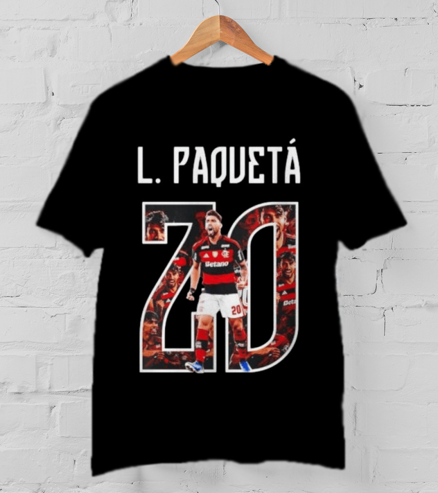 L. Paquetá 70 CR Flamengo Football Fan Collection T-Shirt