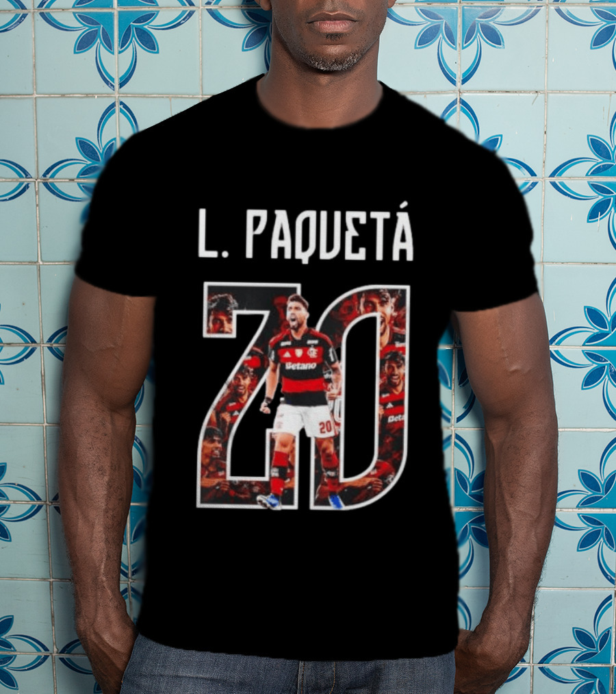 L. Paquetá 70 CR Flamengo Football Fan Collection T-Shirt