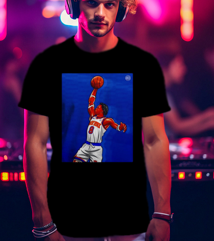 OG Anunoby New York Knicks Dunk Action Moment 8 Jersey T-Shirt