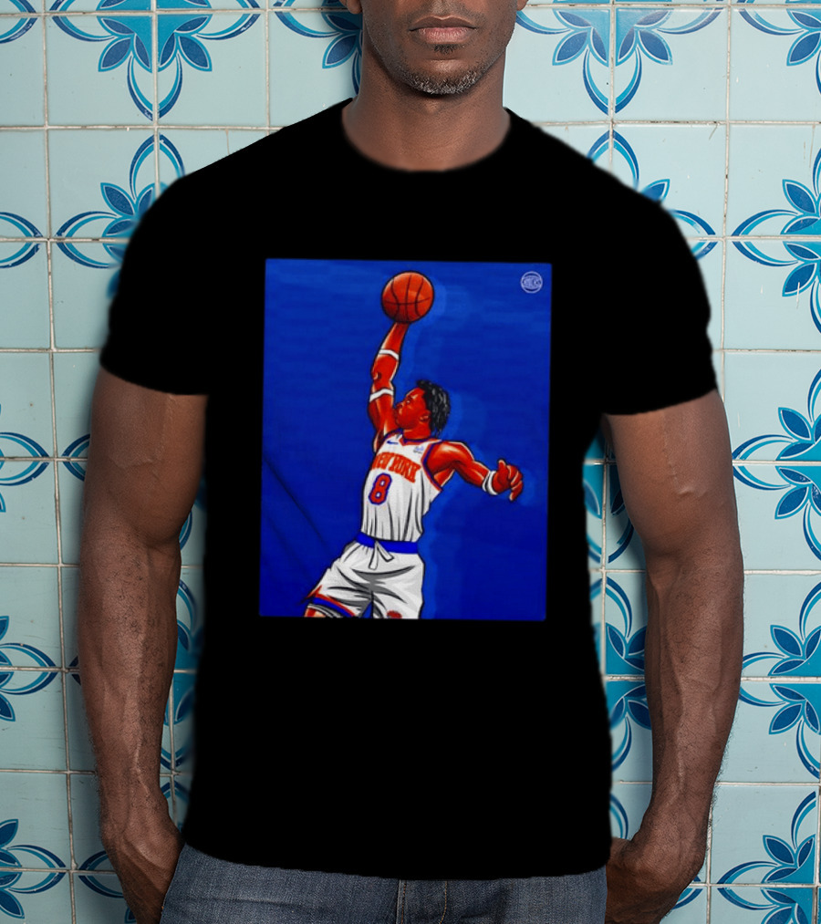 OG Anunoby New York Knicks Dunk Action Moment 8 Jersey T-Shirt