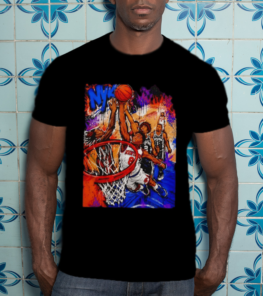 OG Anunoby New York Knicks NYK Basketball Art NBA T-Shirt