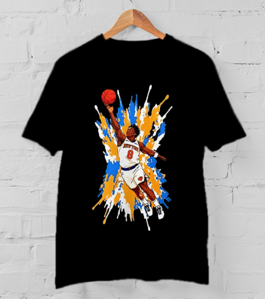 OG Anunoby New York Knicks NBA Basketball Player 8 2026 T-Shirt