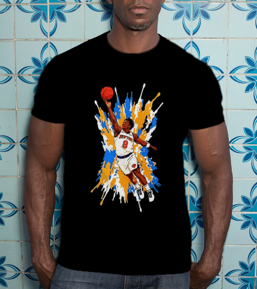 OG Anunoby New York Knicks NBA Basketball Player 8 2026 T-Shirt