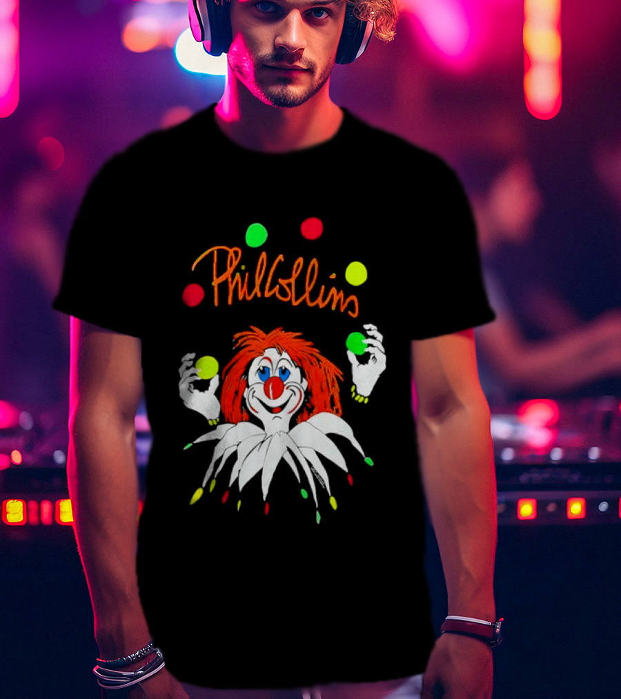 Phil Collins But Seriously Juggling Clown T-Shirt