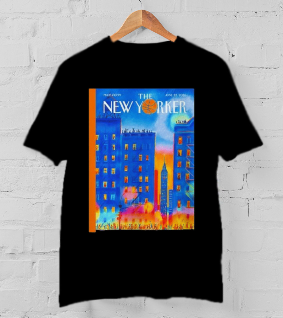 Pierre Emmanuel Lyet The New Yorker June 12 2023 Basketball Art Cover T-Shirt