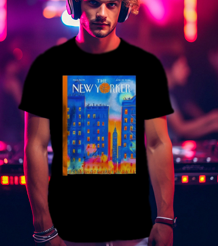 Pierre Emmanuel Lyet The New Yorker June 12 2023 Basketball Art Cover T-Shirt