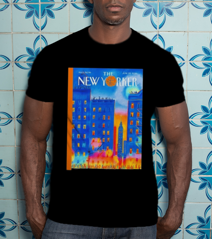 Pierre Emmanuel Lyet The New Yorker June 12 2023 Basketball Art Cover T-Shirt