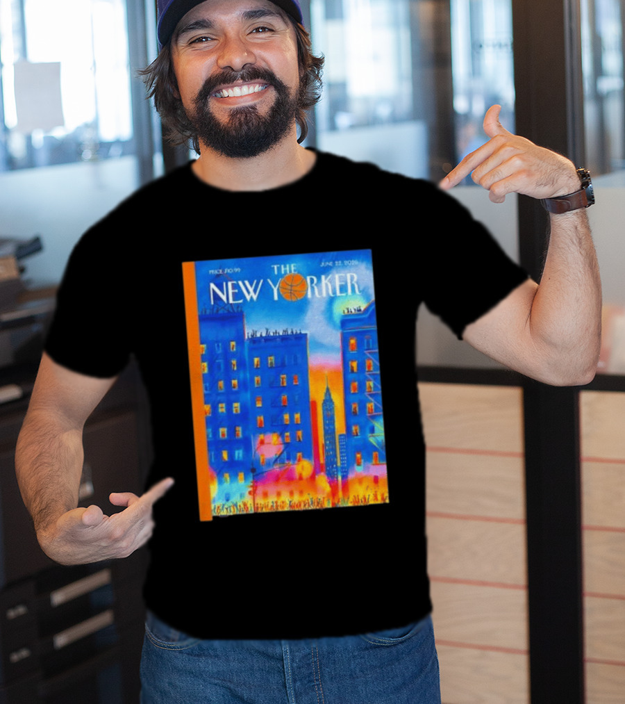 Pierre Emmanuel Lyet The New Yorker June 12 2023 Basketball Art Cover T-Shirt