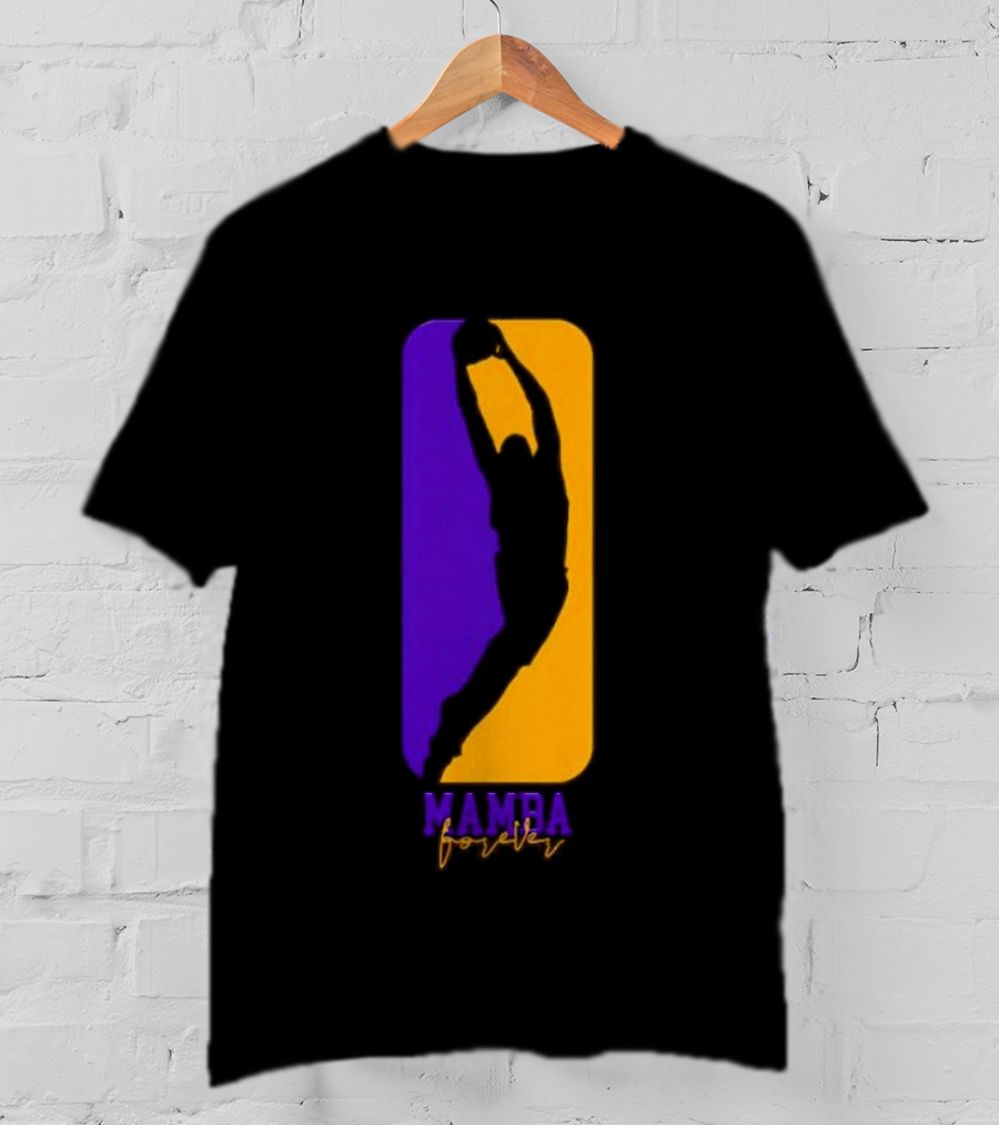Mamba Forever Purple Gold Basketball Legend T-Shirt