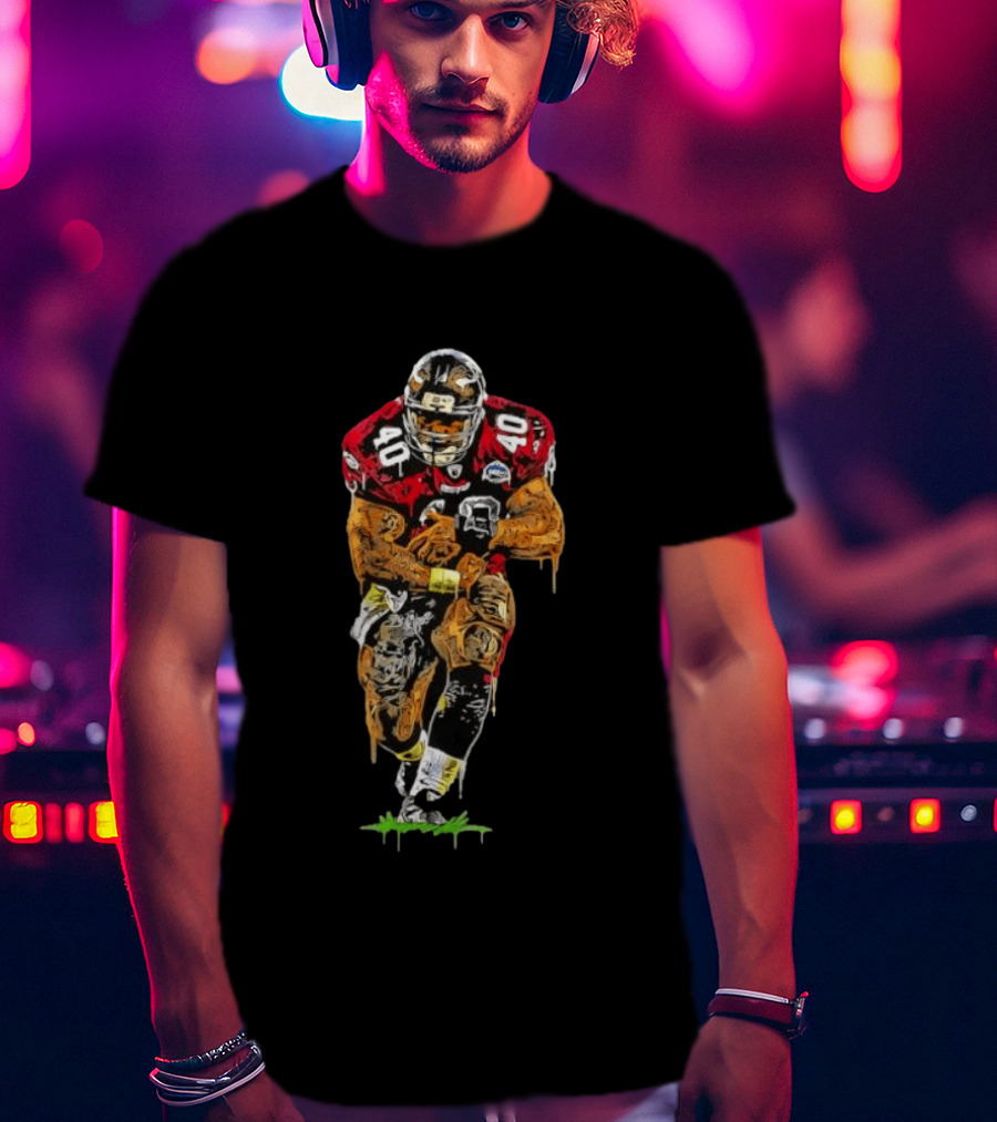Troy Trojans Baseball Original A Train Football Player T-Shirt