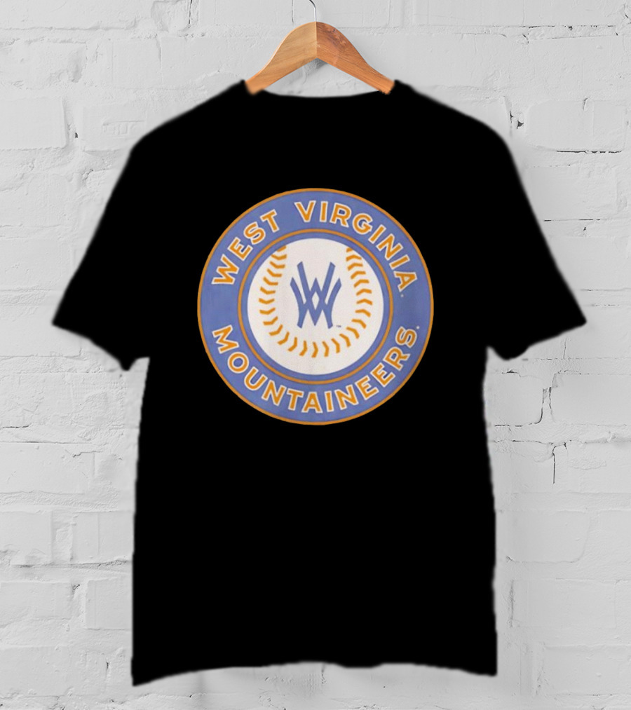 West Virginia Mountaineers NCAA Baseball Circular T-Shirt