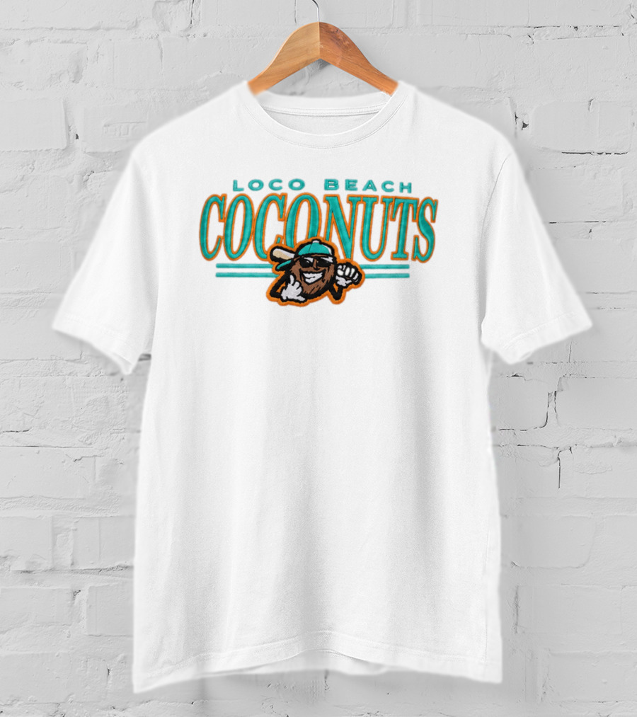 Loco Beach Coconuts 2026 Fun Logo With Cool Coconut T-Shirt