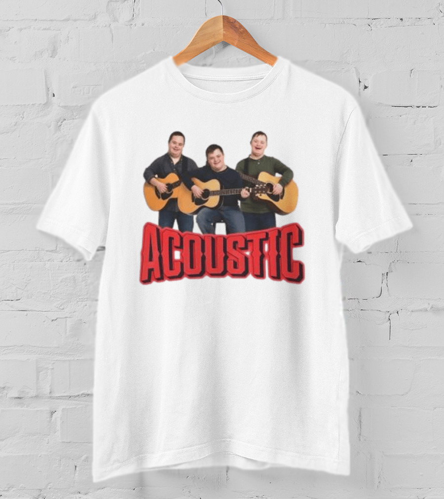 Acoustic Play Guitar Meme Trio T-Shirt