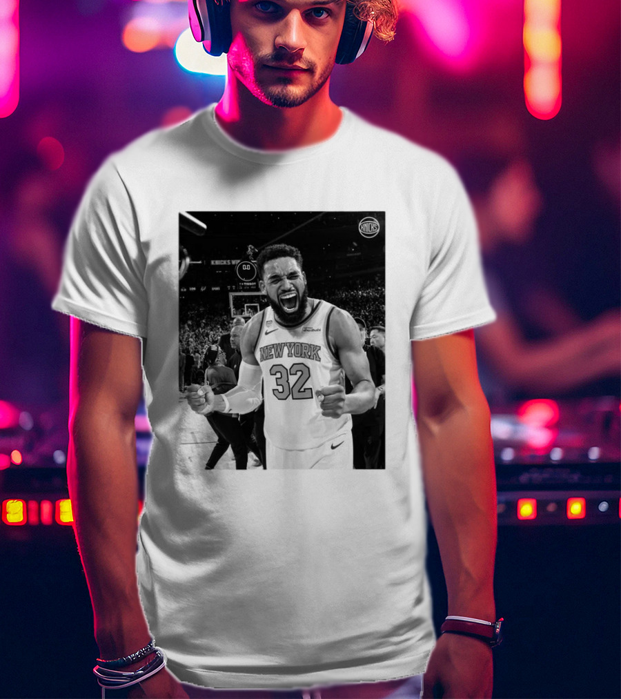 Knicks Nation Loud And Proud New York Basketball Karl Anthony Towns Celebration T-Shirt