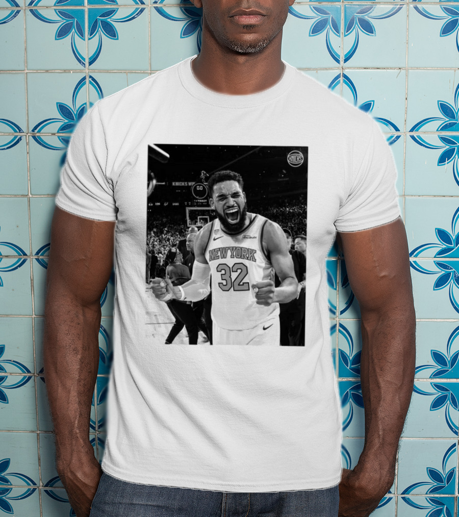 Knicks Nation Loud And Proud New York Basketball Karl Anthony Towns Celebration T-Shirt
