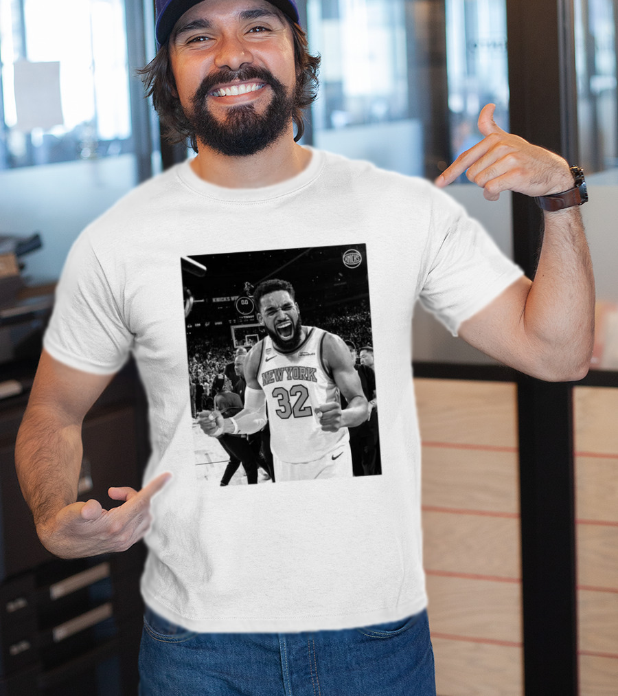 Knicks Nation Loud And Proud New York Basketball Karl Anthony Towns Celebration T-Shirt