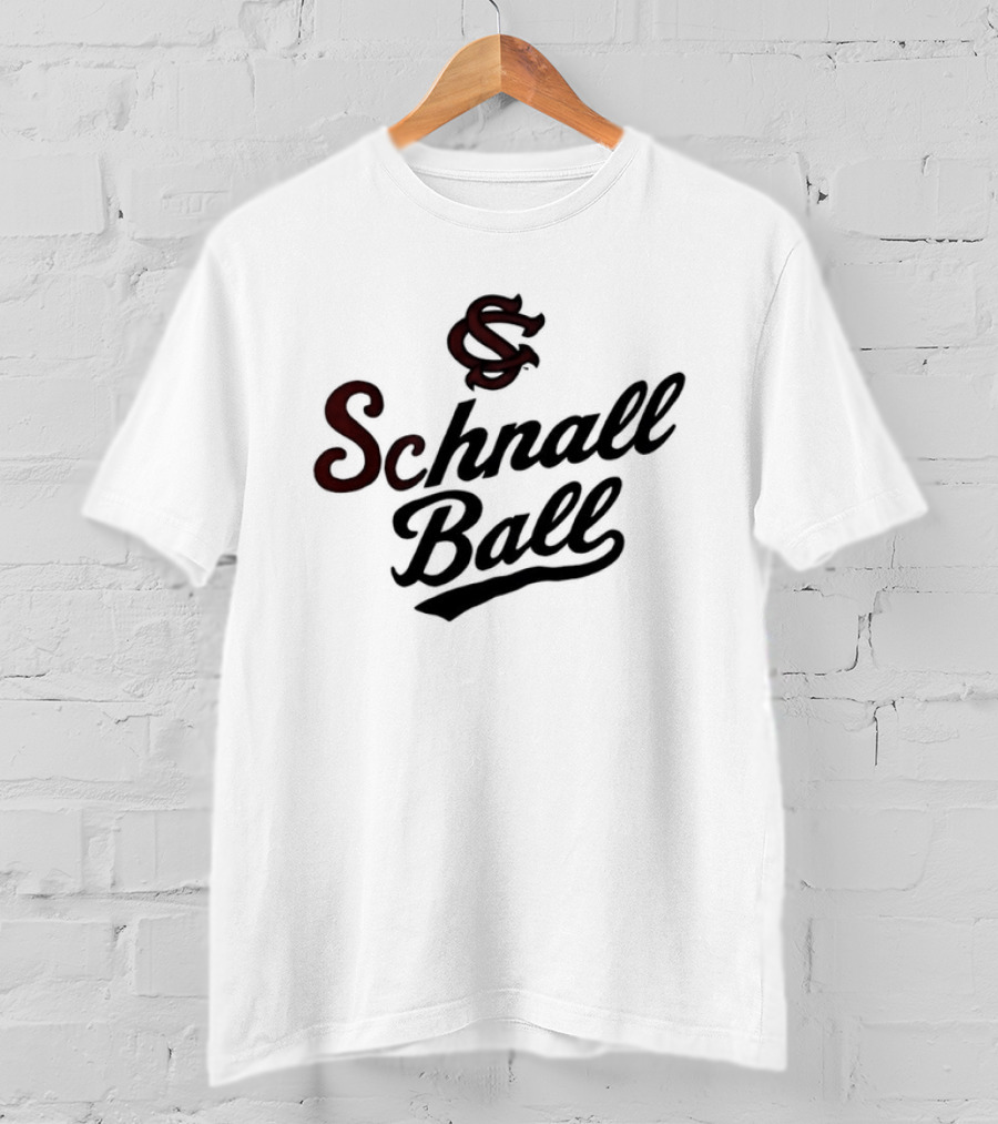 Schnall Ball Bold Script Monogram T-Shirt
