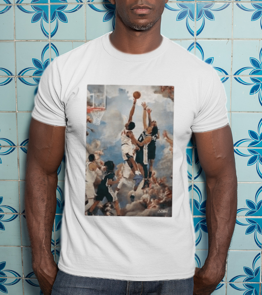 OG Anunoby Slam Dunk Basketball Masterpiece With Cloud T-Shirt