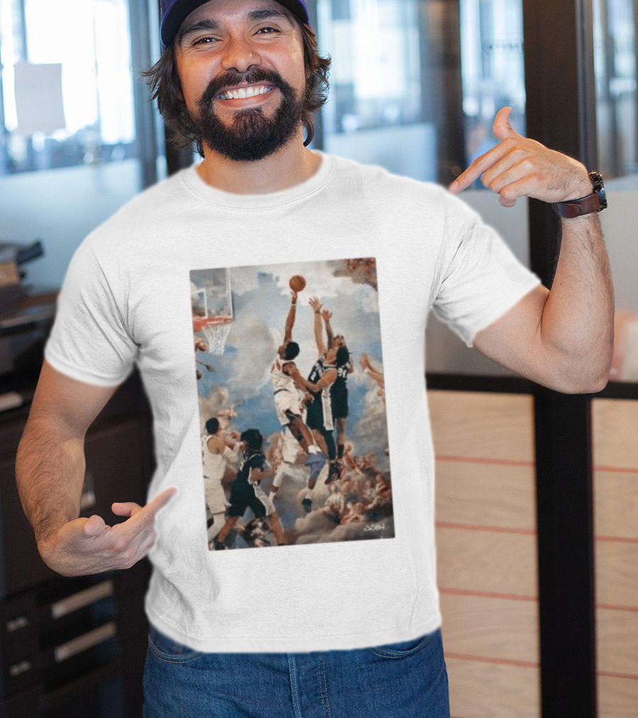 OG Anunoby Slam Dunk Basketball Masterpiece With Cloud T-Shirt