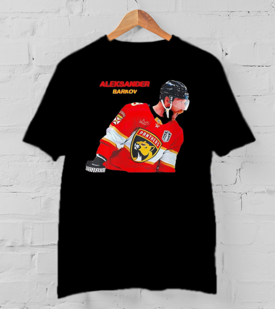 Aleksander Barkov Number 16 Florida Panthers Red Hockey Jersey T-Shirt