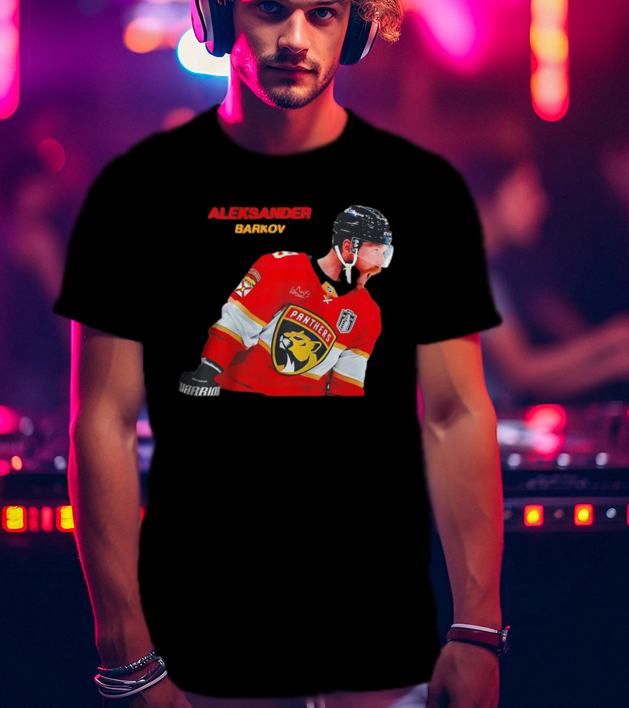 Aleksander Barkov Number 16 Florida Panthers Red Hockey Jersey T-Shirt