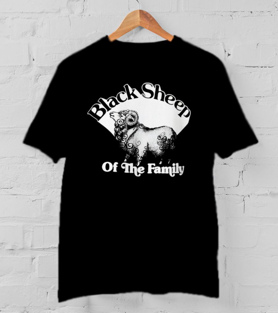 Black Sheep Of The Family Playful Sheep T-Shirt