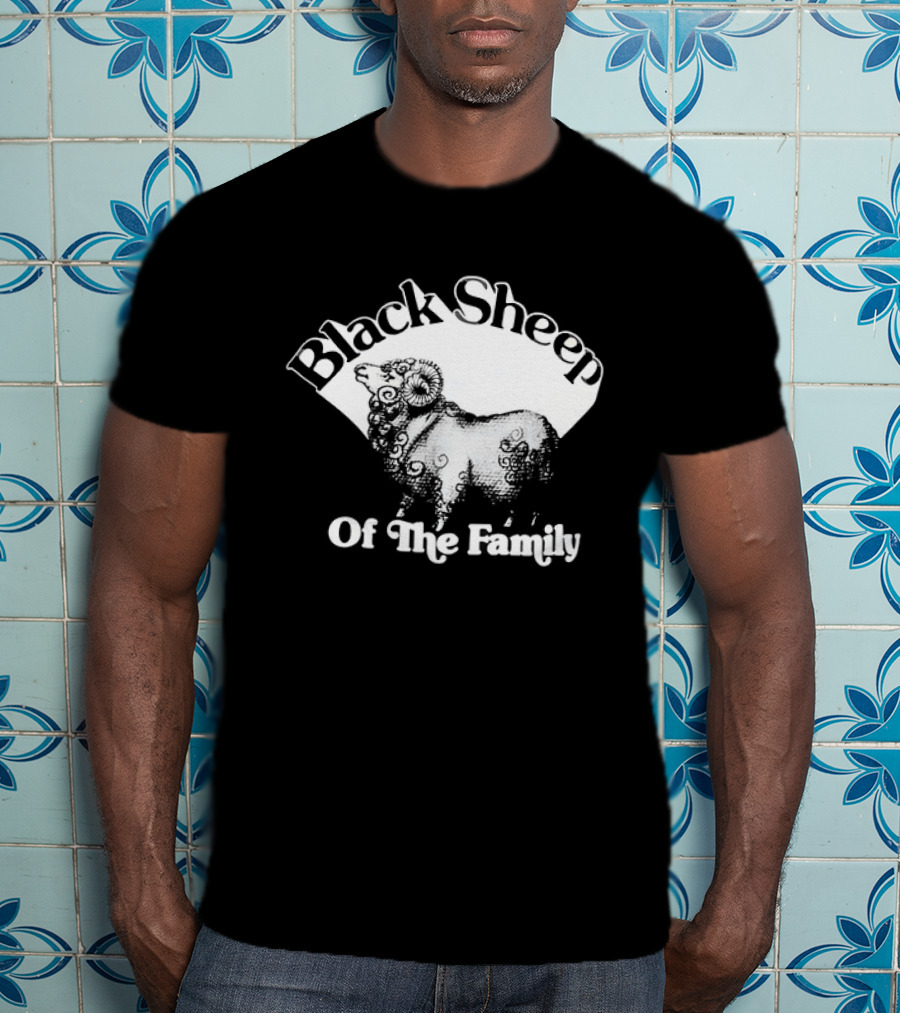 Black Sheep Of The Family Playful Sheep T-Shirt