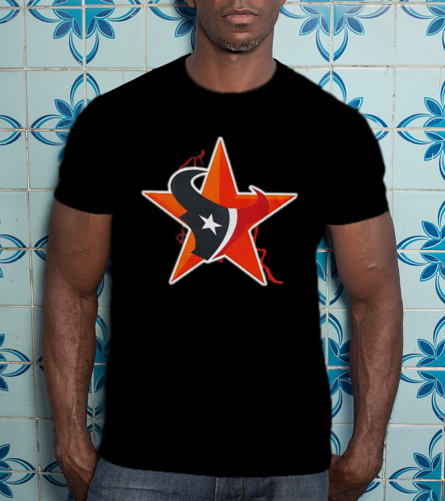 Houston Astros Texans Collaboration 2026 Star T-Shirt