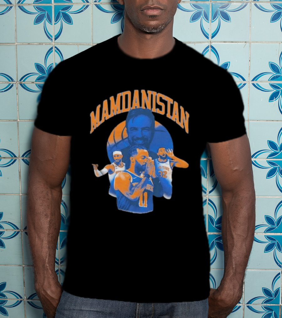 MAMDANISTAN Jalen Brunson New York Knicks Basketball Fan T-Shirt