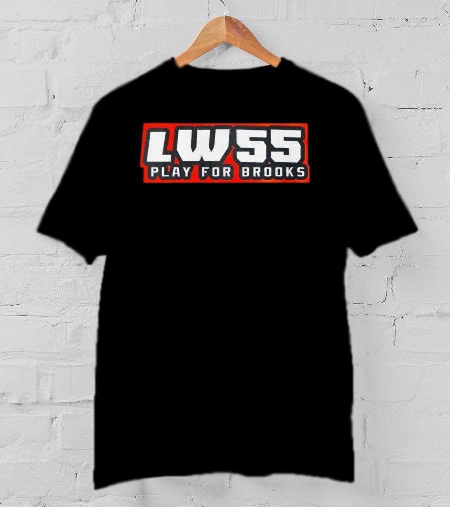 LW55 Play For Brooks Logan Wilson 2026 Celebrity Softball Game T-Shirt