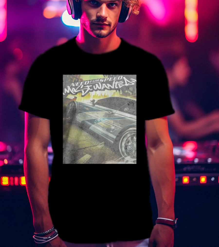 Need For Speed Most Wanted Racing Car Game T-Shirt