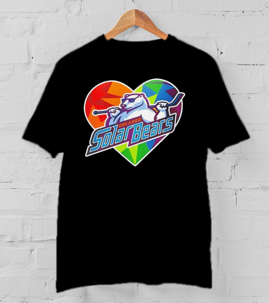 Orlando Solar Bears Pride Night 2026 Heart T-Shirt