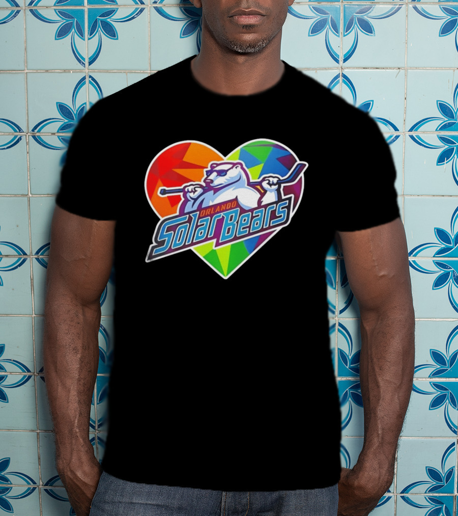 Orlando Solar Bears Pride Night 2026 Heart T-Shirt