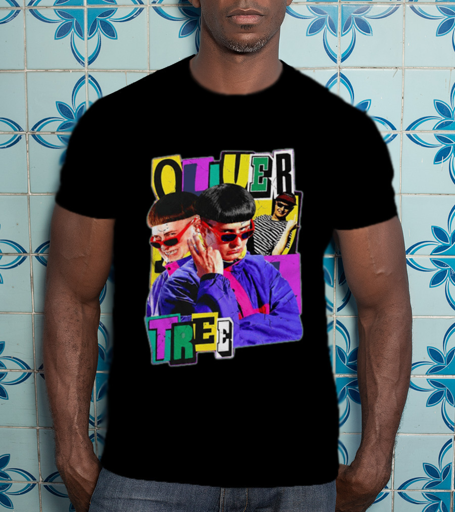 Oliver Tree 1993 2026 Memorial Collage With Retro Sunglasses T-Shirt
