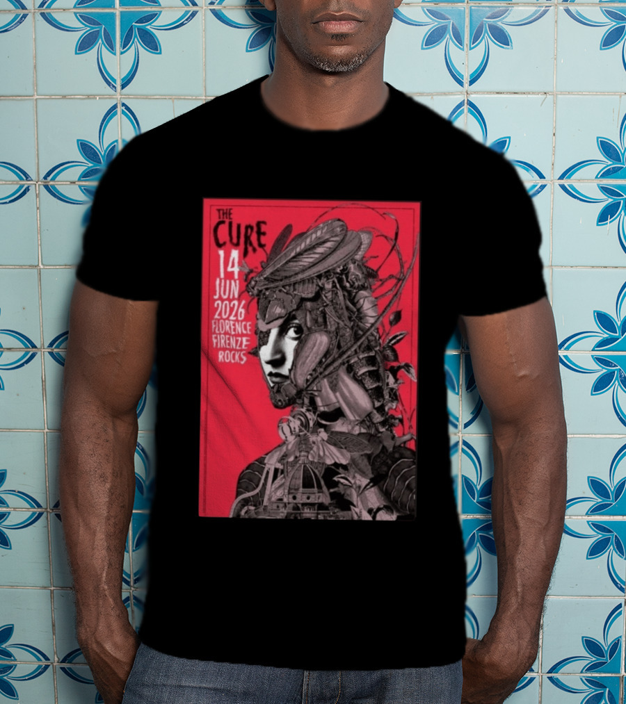 The Cure Florence Firenze Rocks June 14 2026 Festival T-Shirt