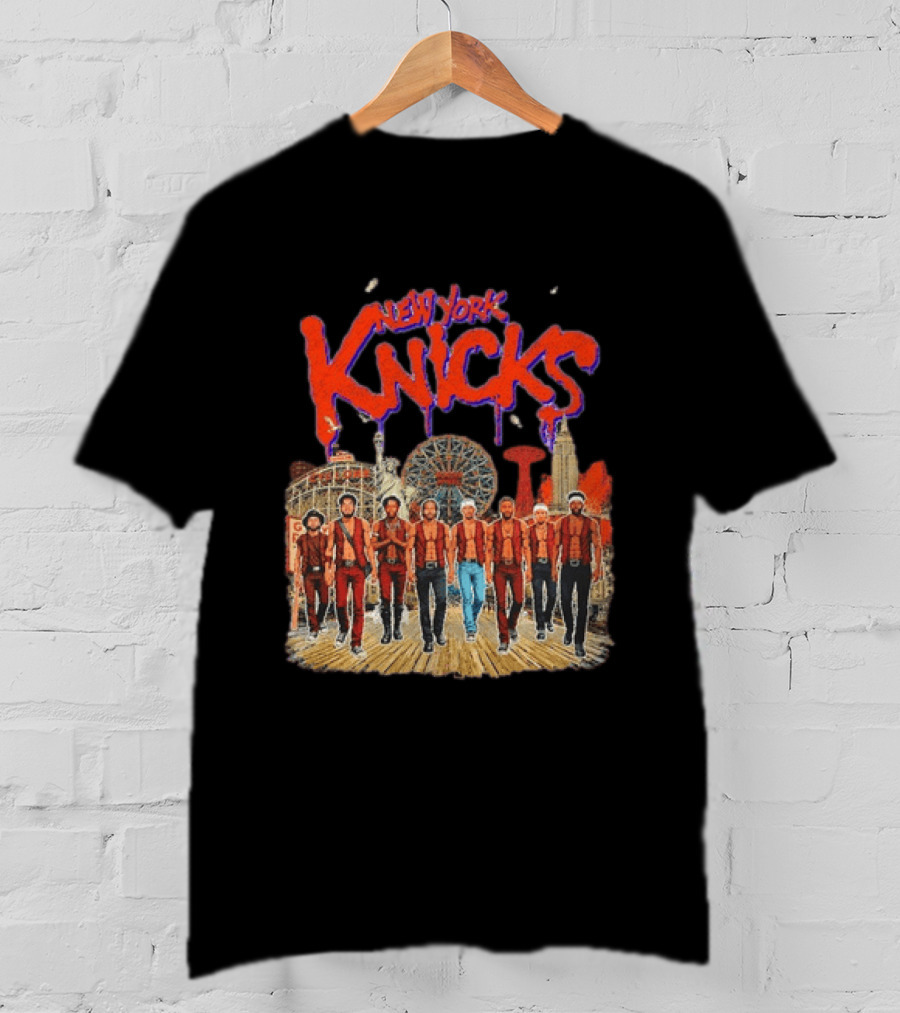 New York Knicks NBA Warriors Wonder Wheel Coney Island T-Shirt