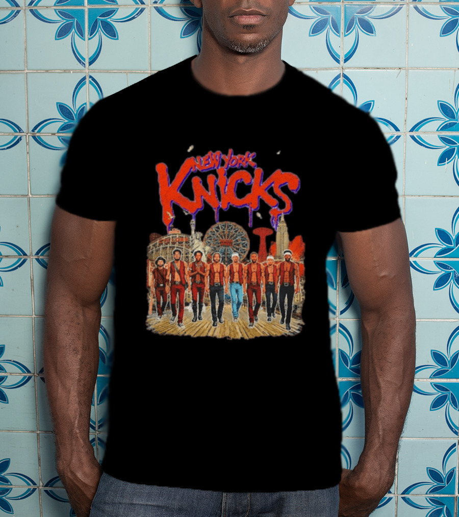 New York Knicks NBA Warriors Wonder Wheel Coney Island T-Shirt